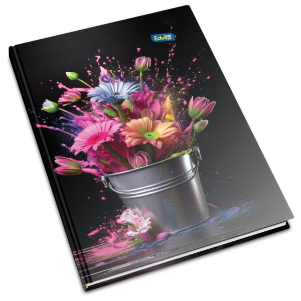 Teka tvrdi uvez A6 karo  96L 60g Educa - Slika 3