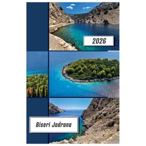 Kalendar "Biseri Jadrana 2025" 13 listova, spirala
