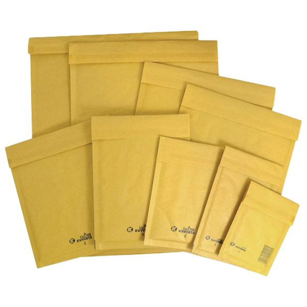 Kuverte sa zračnim jastukom 14x23/12x21 cm "B" pk100 Lipa Mill 02722 žute - Slika 3