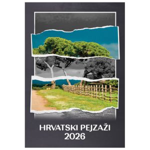 Kalendar "Hrvatski pejzaži 2025" 13L, spirala