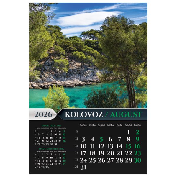 Kalendar "Šumska priča 2026" 13L, spirala - Slika 12
