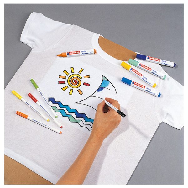 Marker za tekstil 2-3 mm pk5 Edding 4500 blister - Slika 4