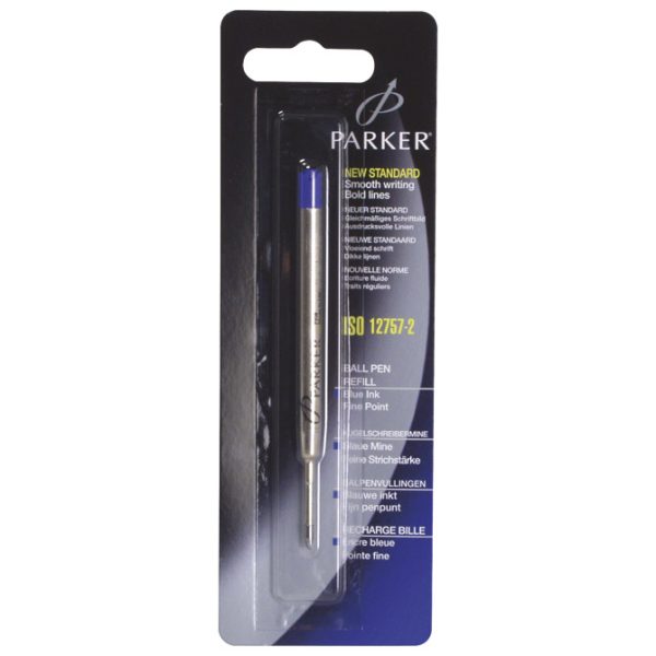 Uložak za olovku kemijsku 0,8 mm fine Parker 1950368 plavi blister