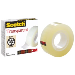 Traka ljepljiva 19 mm/33m Scotch 550 3M.prozirna