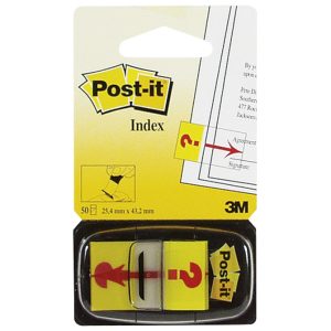 Zastavica 25,4x43,2 mm 50L Post-it 3M.680-32 "?" žuta blister!!