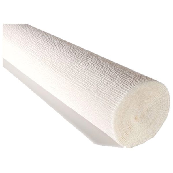 Papir krep 180g 50x250 cm Cartotecnica Rossi 600 bijeli