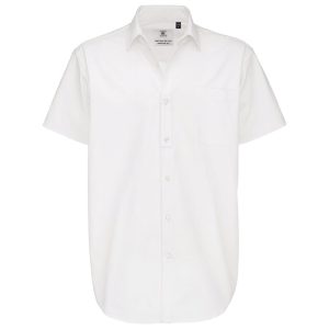 Košulja muška kratki rukavi B&C Sharp 130g bijela 2XL!!