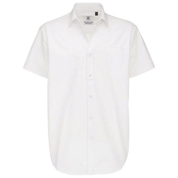 Košulja muška kratki rukavi B&C Sharp 130g bijela 2XL!!