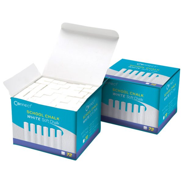 Kreda školska četvrtasta soft pk72 Connect bijela - Slika 2