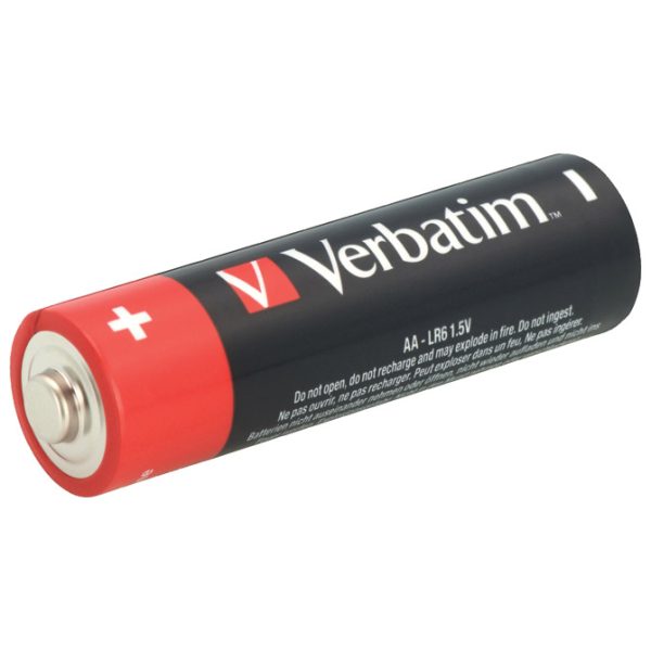 Baterija alkalna 1,5V AA pk4 Verbatim 49921 LR6 blister - Slika 3