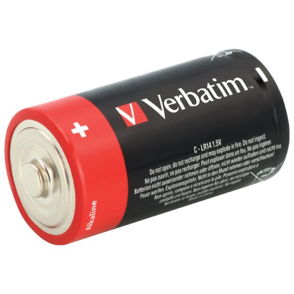 Baterija alkalna 1,5V C pk2 Verbatim 49922 LR14 blister - Slika 2