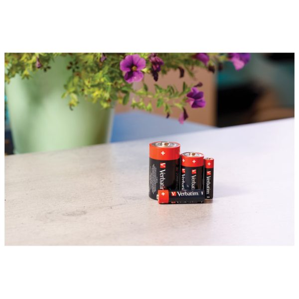 Baterija alkalna 1,5V C pk2 Verbatim 49922 LR14 blister - Slika 3