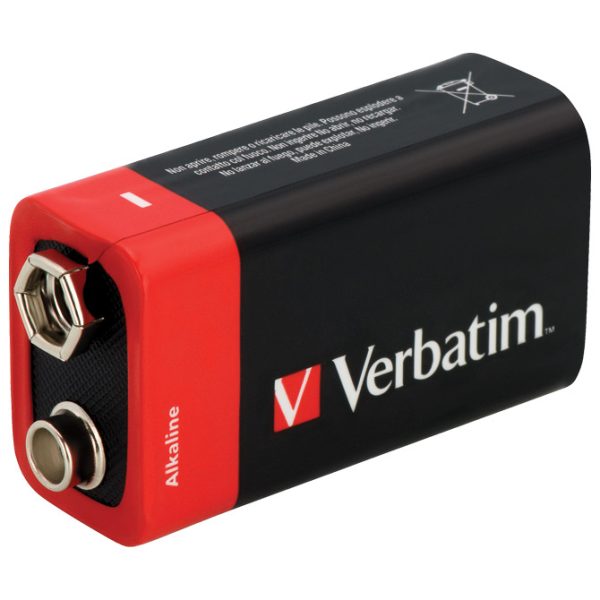 Baterija alkalna 9V Verbatim 49924 blister - Slika 2