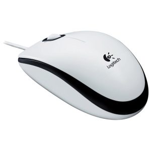 Miš usb 3tipke optički žični M100 Logitech bijeli blister