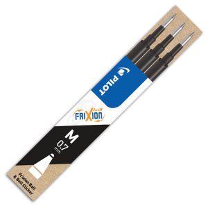 Uložak za roler 0,7 mm Frixion piši-briši pk3 Pilot BLS-FR7-B-S3 crni