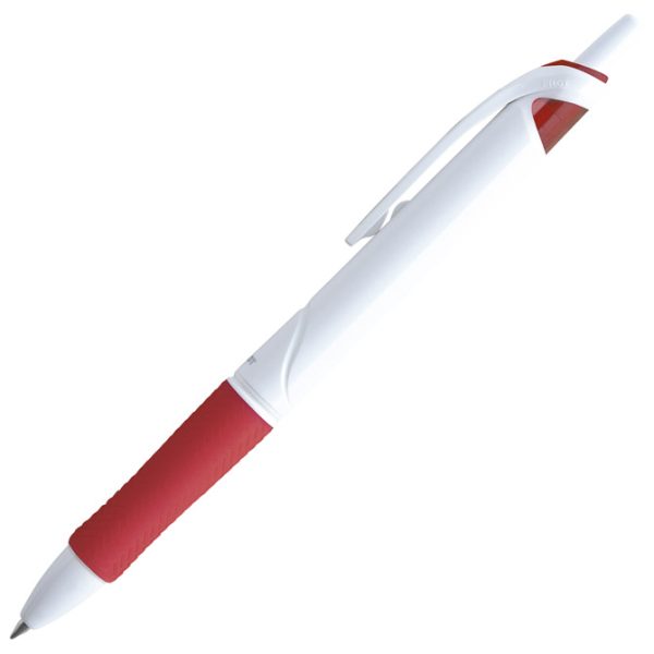 Olovka kemijska Acroball Pure White Begreen Pilot BAB-15M-BG-R crvena!! - Slika 2