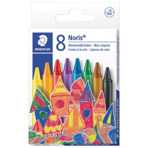 Boje voštane 8boja kartonska kutija Noris club Staedtler 220 NC8!!