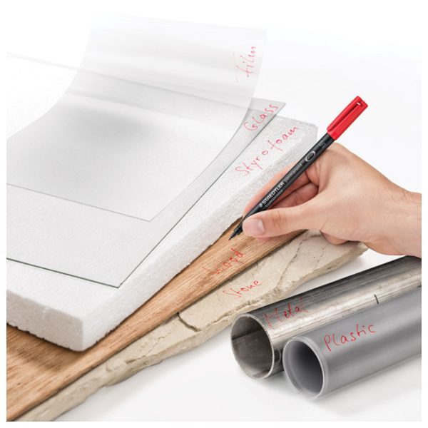 Marker permanentni 0,4 mm reciklirani Lumocolor Staedtler 313-5 zeleni - Slika 3