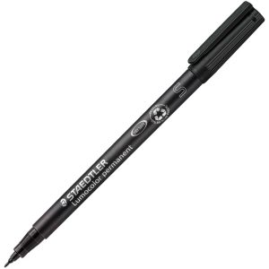 Marker permanentni 0,4 mm reciklirani Lumocolor Staedtler 313-9 crni