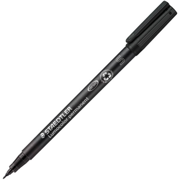Marker permanentni 0,4 mm reciklirani Lumocolor Staedtler 313-9 crni