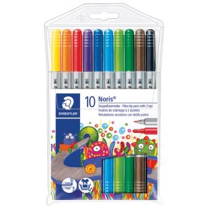 Flomaster školski 10boja obostrani Noris Staedtler 320 NWP10 (zamjena 000058363)!!