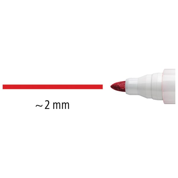 Marker za bijelu ploču 2 mm pk4 reciklirani Lumocolor Staedtler 351 WP4 - Slika 4