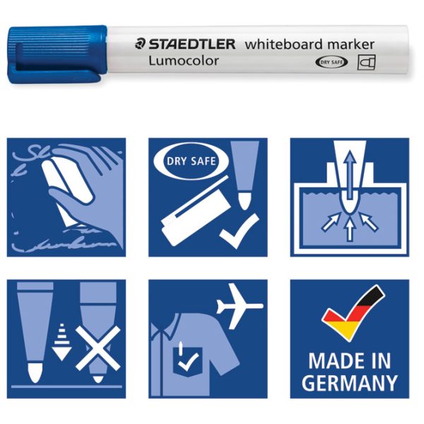 Marker za bijelu ploču 2 mm reciklirani Lumocolor Staedtler 351-5 zeleni - Slika 3