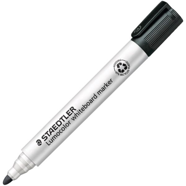 Marker za bijelu ploču 2 mm reciklirani Lumocolor Staedtler 351-9 crni