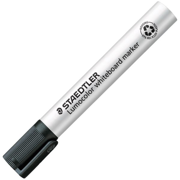 Marker za bijelu ploču 2 mm reciklirani Lumocolor Staedtler 351-9 crni - Slika 2