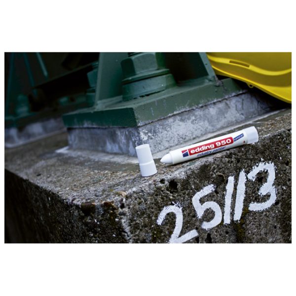 Marker industrijski painter permanentni 10 mm Edding 950 bijeli - Slika 2