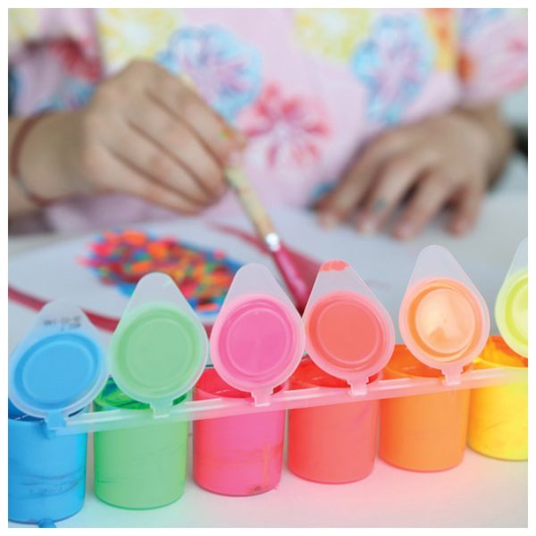 Boja tempera gvaš 25ml u čaši 6boja Primo 254TF6E fluorescentna - Slika 2