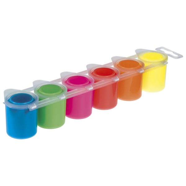 Boja tempera gvaš 25ml u čaši 6boja Primo 254TF6E fluorescentna - Slika 3