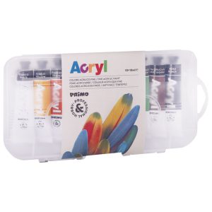Boja akrilna 18ml aluminijska tuba 10boja Primo 405TA10SP