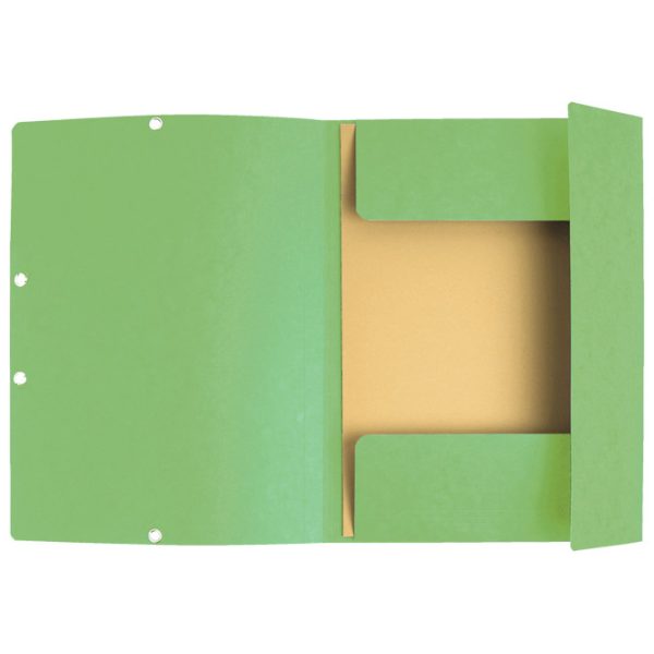 Fascikl klapa s gumicom chartreuse A4 Exacompta 55513E limeta zeleni - Slika 2