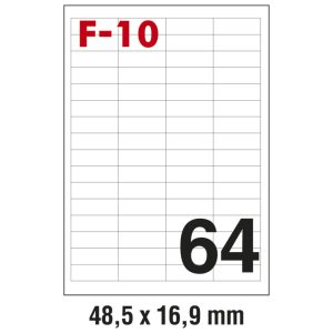 Etikete ILK  48,5x16,9 mm pk100L Fornax F-10