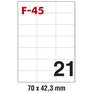 Etikete ILK  70x42,3 mm pk100L Fornax F-45