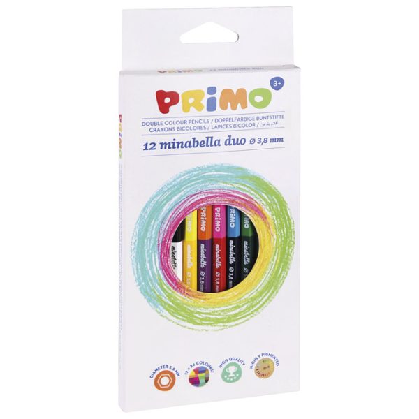 Boje drvene  24boje obostrane pk12 Primo 5220DUO12!!