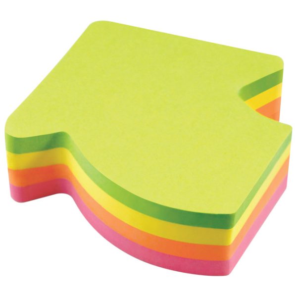 Blok samoljepljiv oblik Strijela 200L Global Notes 5827-39 neon sortirano blister - Slika 2