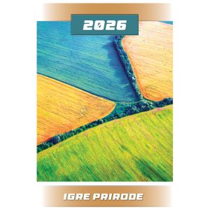 Kalendar "Igre prirode 2025" 13 listova, spirala
