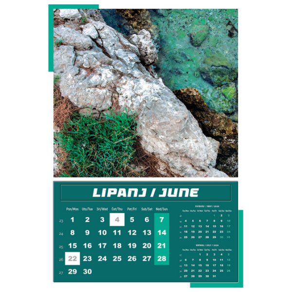 Kalendar "Igre prirode 2026" 13 listova, spirala - Slika 10