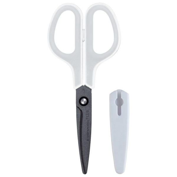 Škare uredske 17,5 cm premazane fluorom Fitcut Curve SC-175SF Plus.35056 bijelo/sive blister - Slika 2