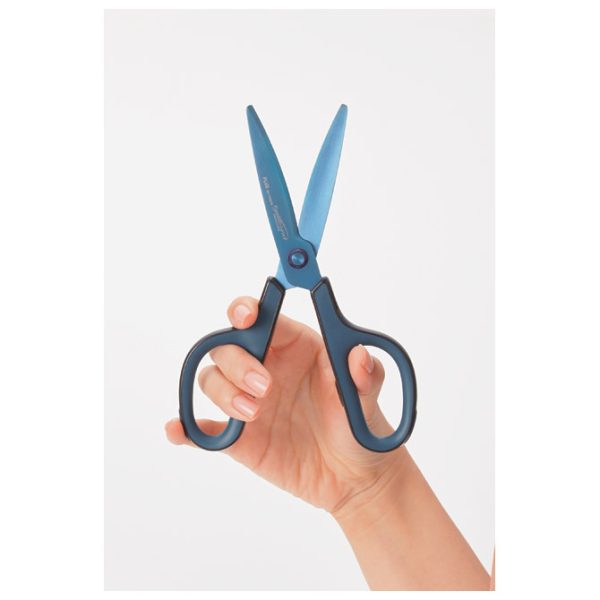Škare uredske 17,5 cm-titanij Fitcut Curve Premium SC175STN Plus.35057 tamnoplave blister - Slika 6