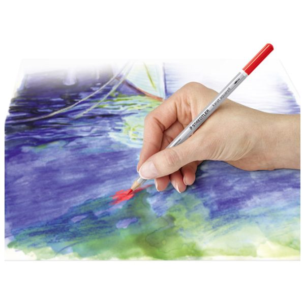 Boja drvena-vodena Karat Aquarell Staedtler 125-2 crvena!! - Slika 2