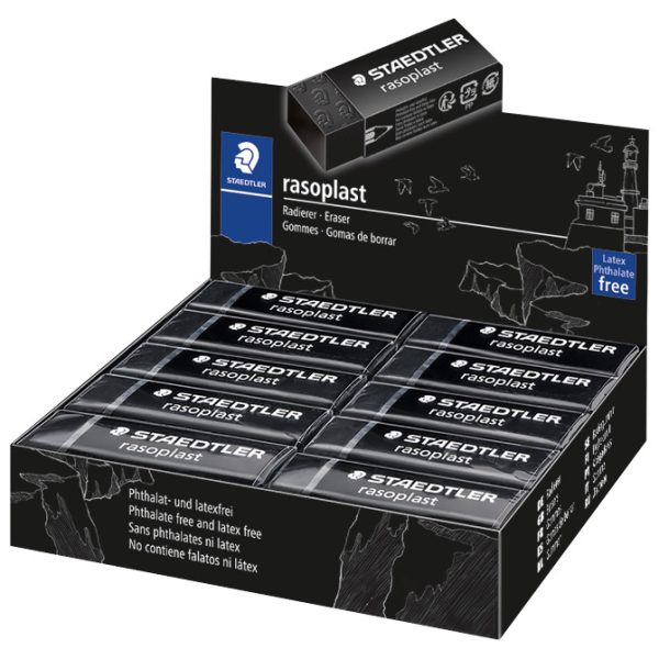 Gumica Rasoplast Staedtler 526 B20-9 crna-KOMAD - Slika 2