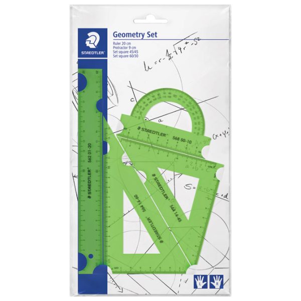 Geometrijski set 1/4 Staedtler 569 PB4N18 sortirano blister - Slika 2