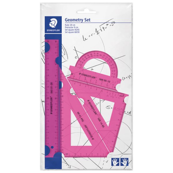 Geometrijski set 1/4 Staedtler 569 PB4N18 sortirano blister - Slika 3