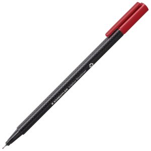 Flomaster fineliner 0,3 mm Triplus Staedtler 334-29 tamnocrveni