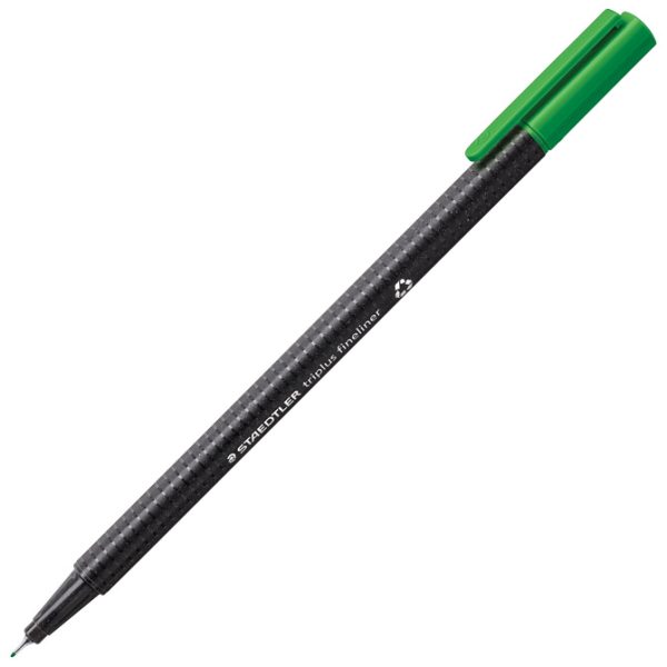 Flomaster fineliner 0,3 mm Triplus Staedtler 334-52 biljno zeleni