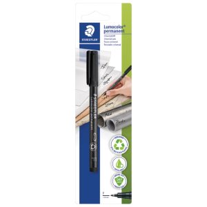 Marker permanentni 0,6 mm reciklirani Lumocolor Staedtler 318-9 BKDA crni blister