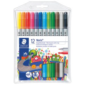 Flomaster školski 12boja obostrani Noris Staedtler 320 NWP12 (zamjena 000058364)!!